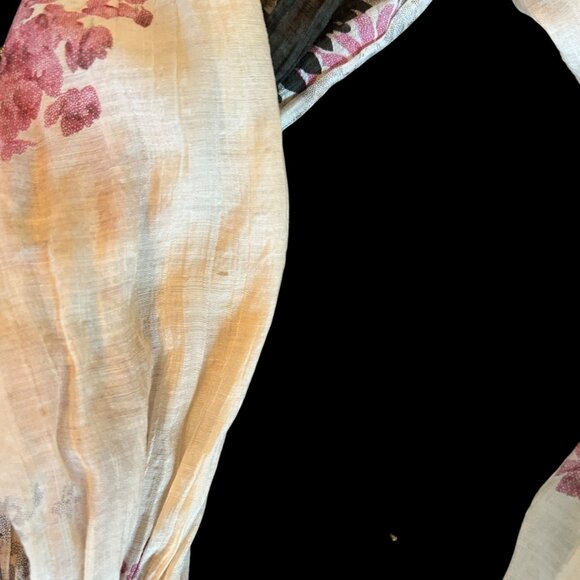 Isobella & Chloe Floral Boho Romantic Rayon Romper 12 - Picture 8 of 11